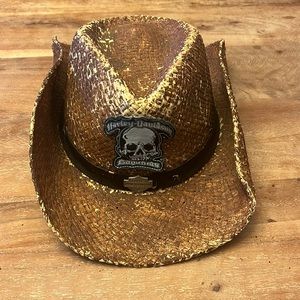 Harley Davidson Straw Hat